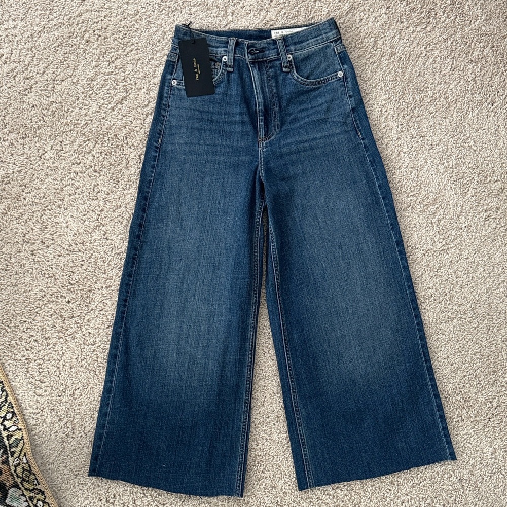 Rag & Bone Crop Denim Jeans
